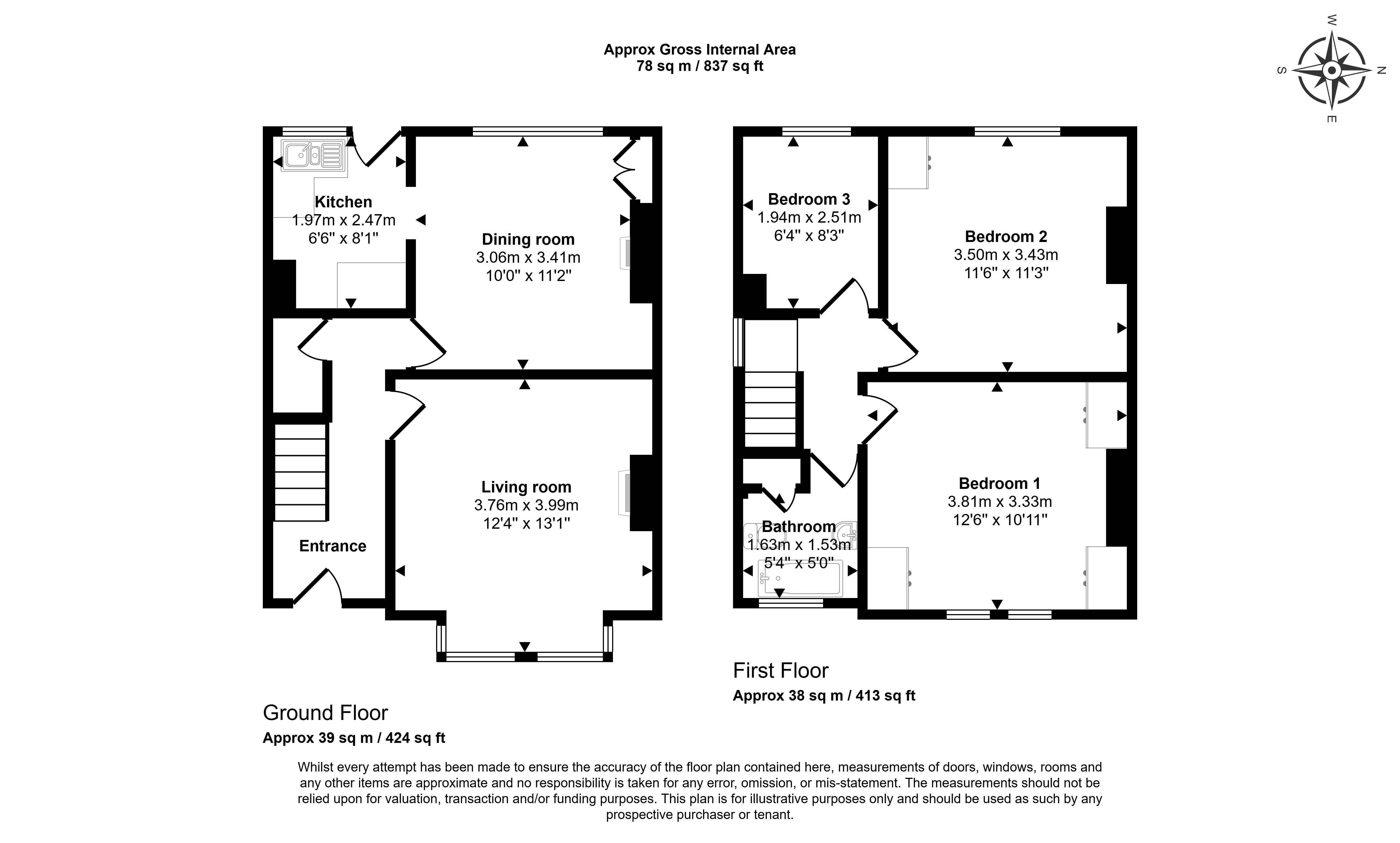 26 Watson Road, 26 Watson Road, Worksop floorplan