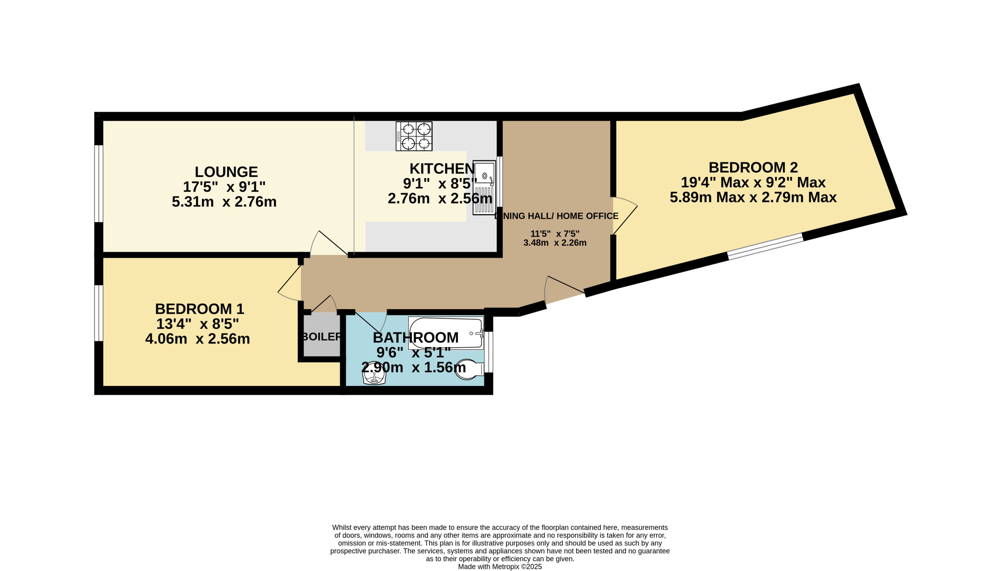 Flat 23, 384, Chester Road, Manchester floorplan