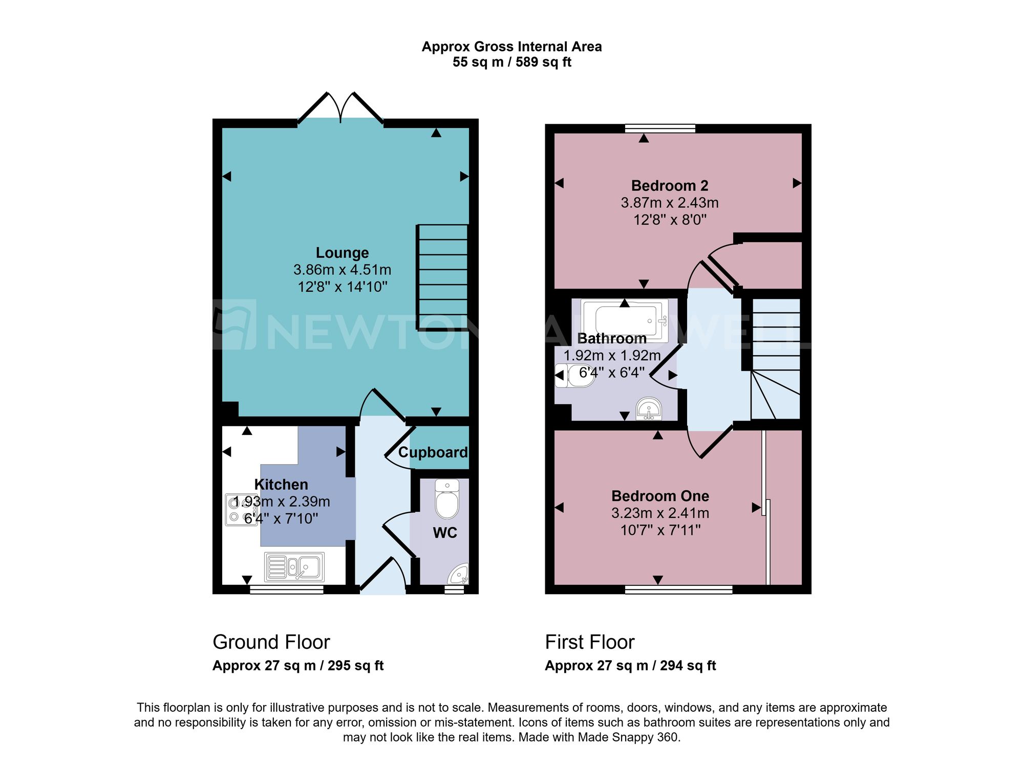 42 Adam Morris Way, Coalville floorplan