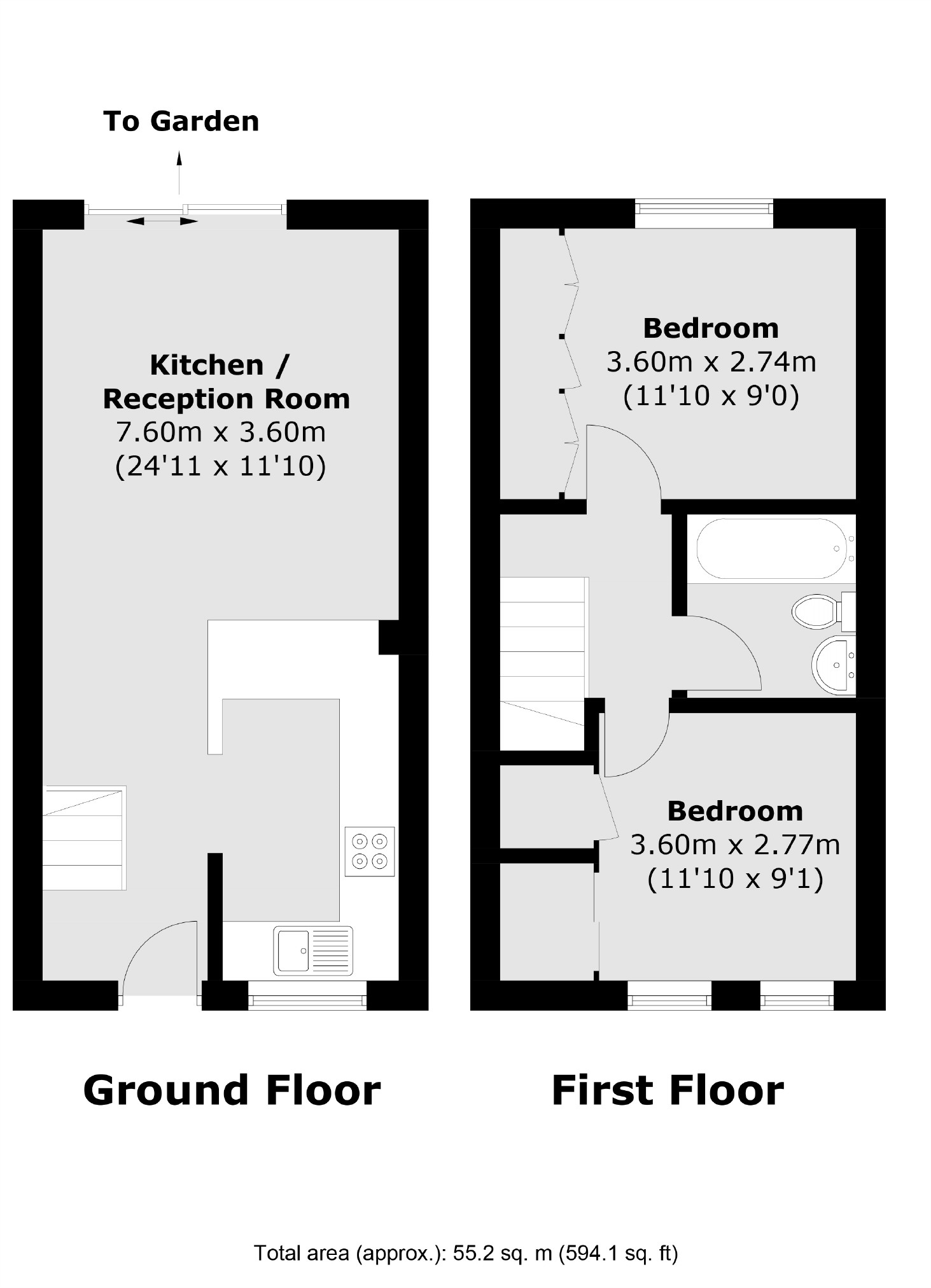 23, Keats Close, London floorplan