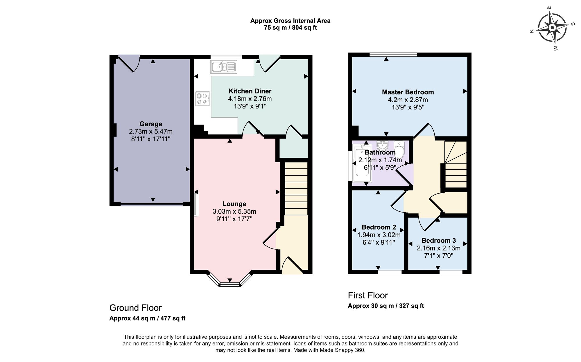 21 Tilley Close, Leicester floorplan