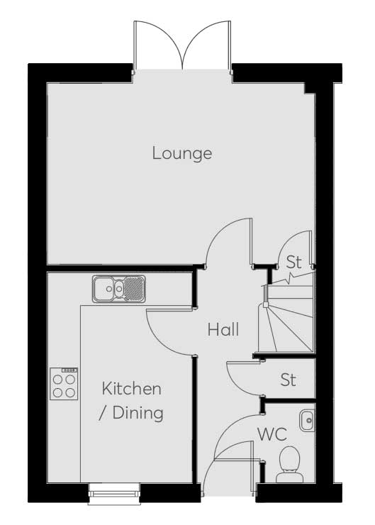 6 Trinity Gardens,, Whittle Way, Gloucester floorplan