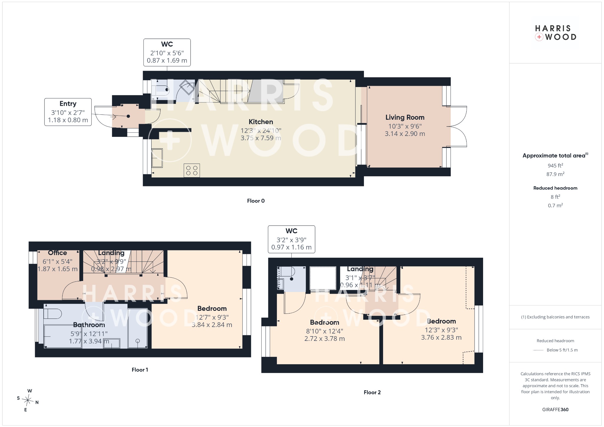 54 Tollgate Drive, Stanway, Essex floorplan