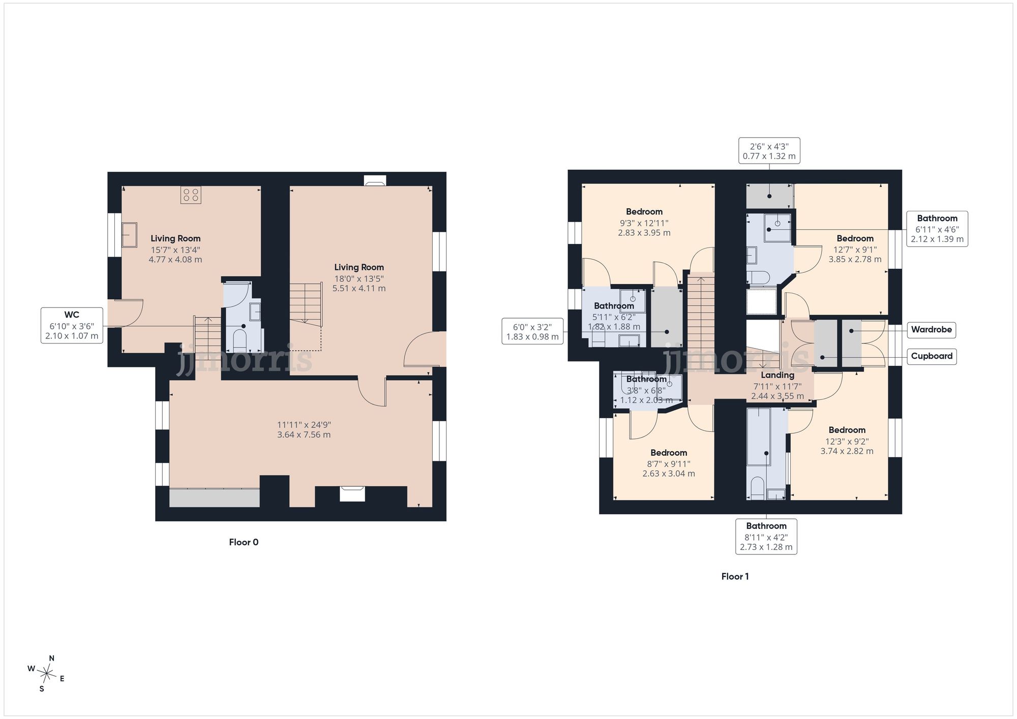 Dedwyddfa, North End, Haverfordwest floorplan