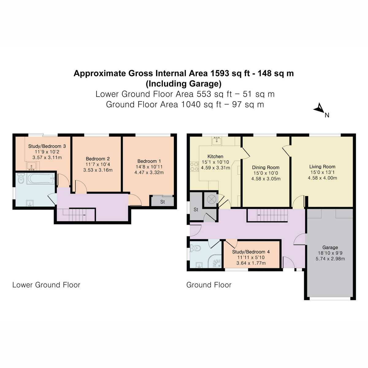 19, Turnavean Road, St. Austell floorplan