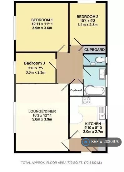 Knoll Court, Elvetham Road, Fleet floorplan