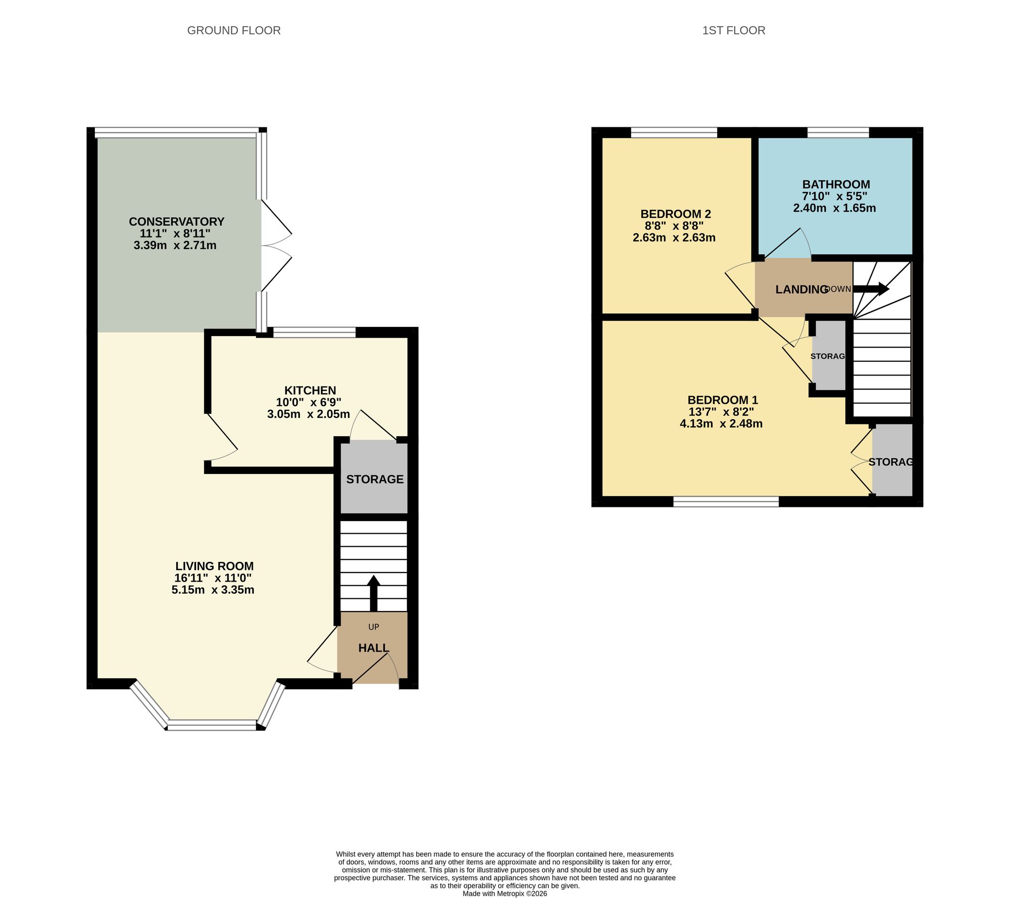 2 Clare Hill, Mansfield floorplan