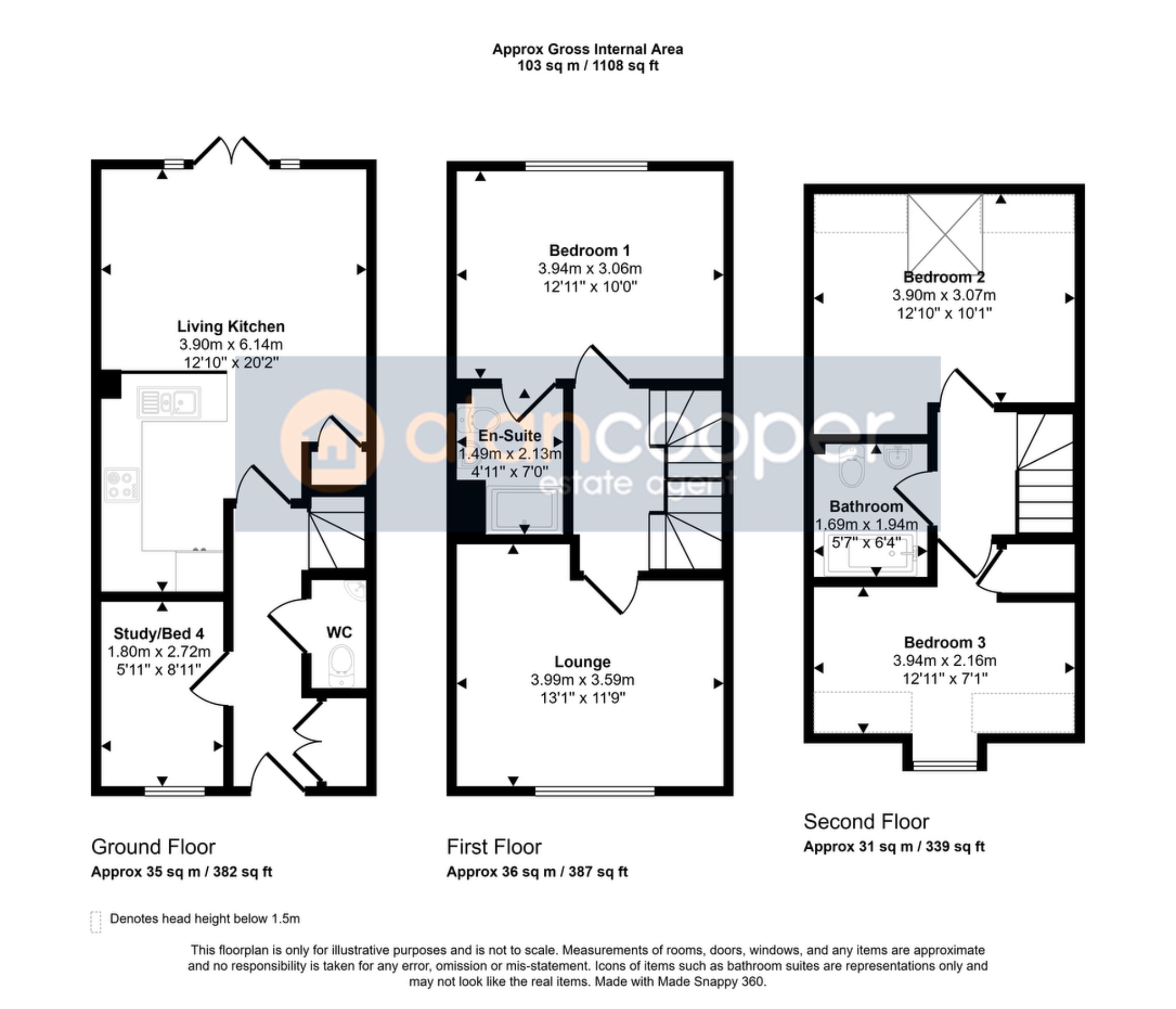 28, Edinburgh Road, Nuneaton floorplan