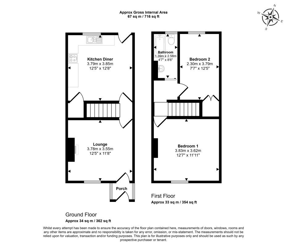 6, School Street, Dewsbury floorplan