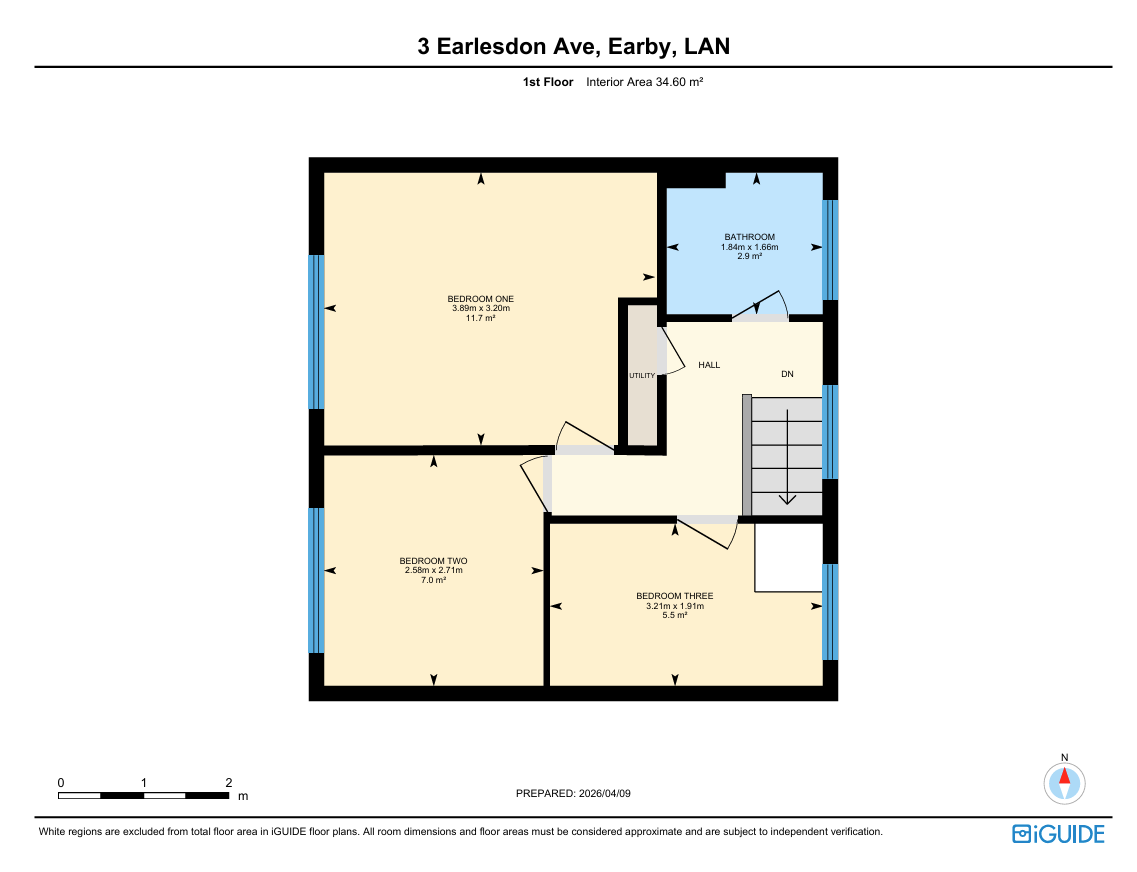 3, Earlesdon Avenue, Earby floorplan