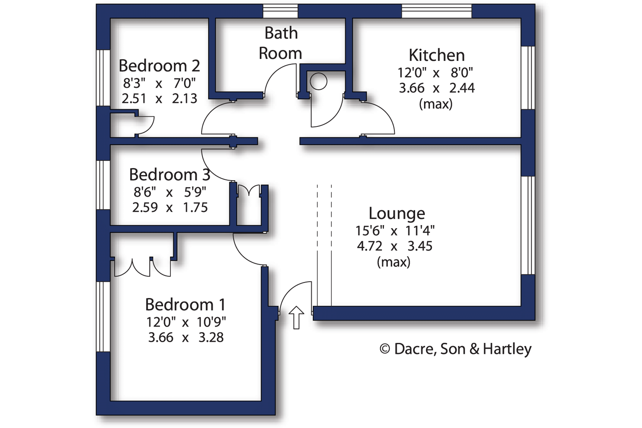 Bradford Road, Menston, Ilkley, West Yorkshire LS29, 3 bedroom flat for