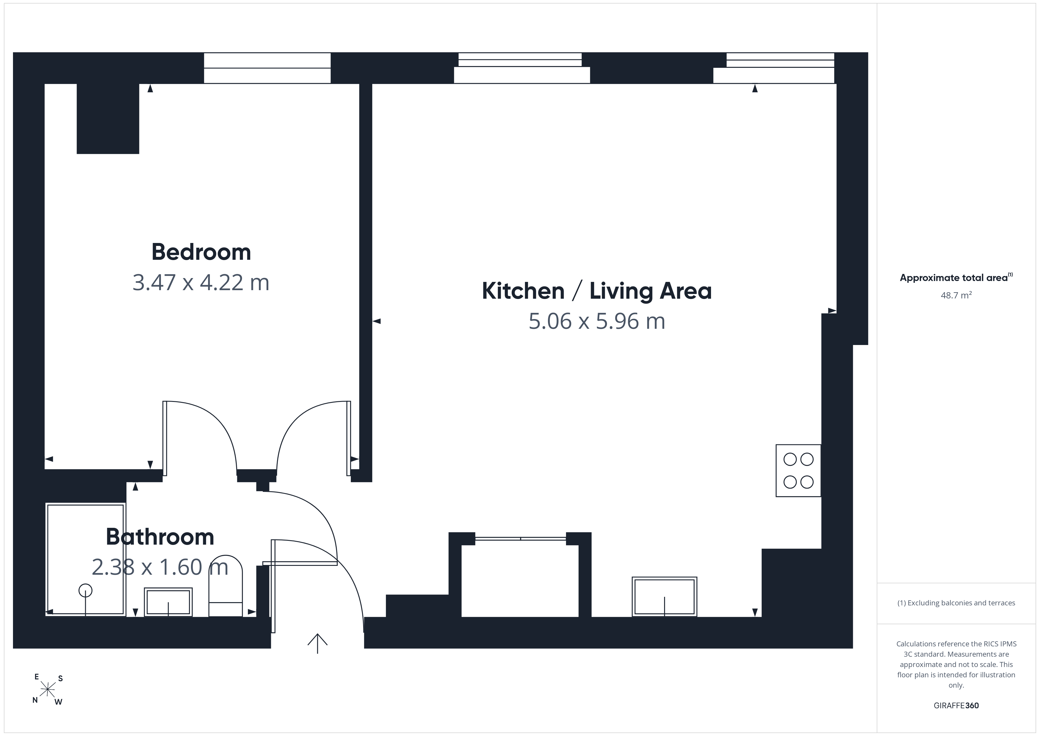 Apartment 26, 17 School Street floorplan