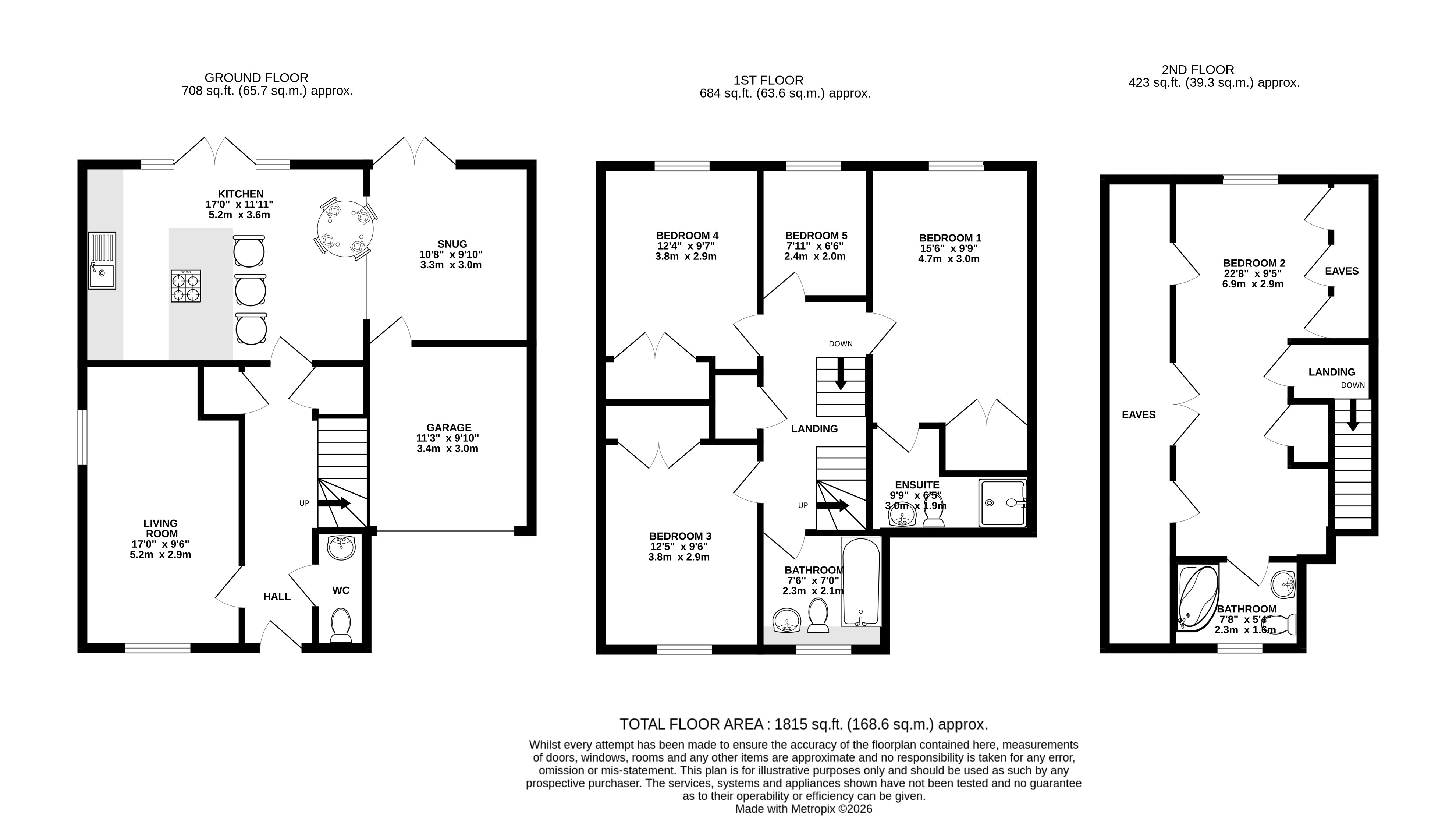 4, Skylark Way, Colchester floorplan