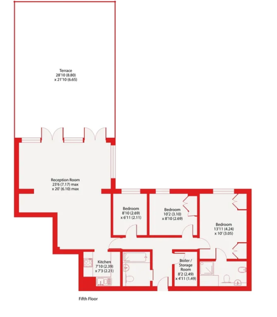 55 Bramber House Royal Quarter, Kingston upon Thames floorplan