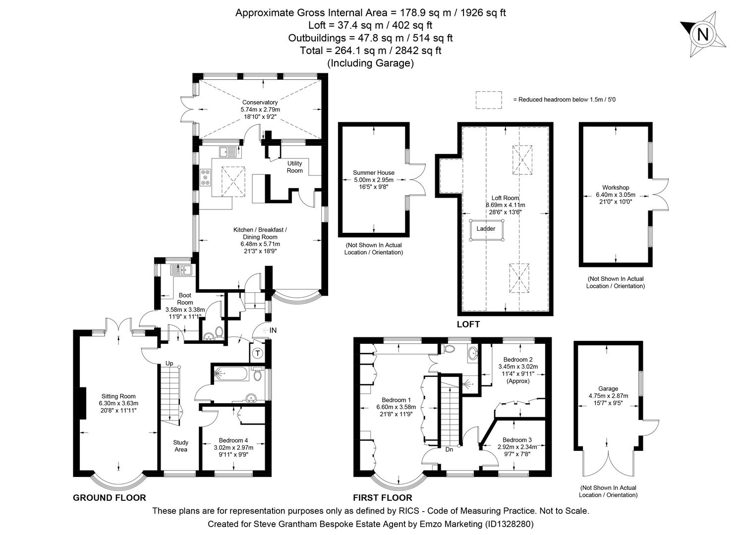 54, Mill Road, Denmead floorplan