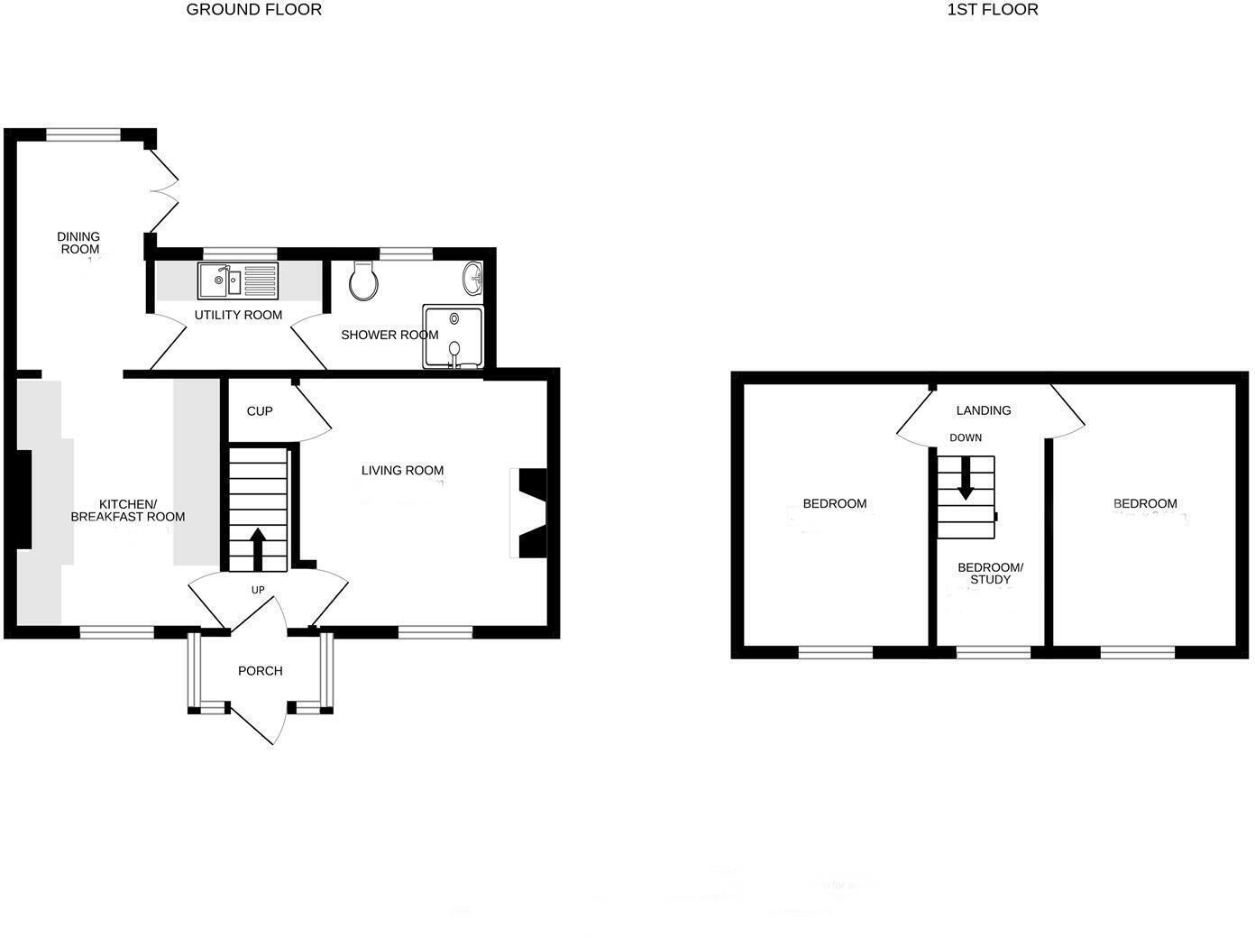 134, Meneage Street, Helston floorplan
