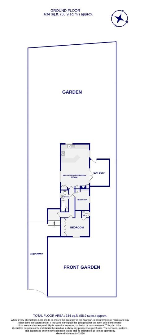 97 Florida Keys, Hull Road, Wilberfoss floorplan