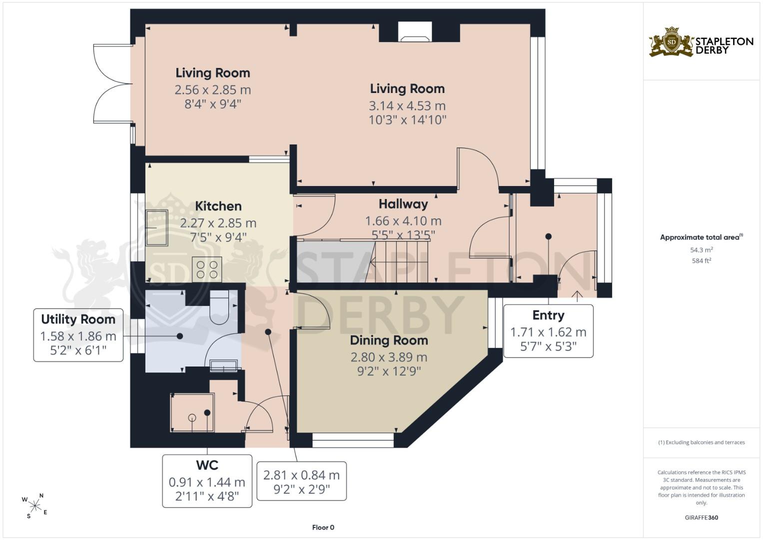 21, Sinclair Close, Prescot floorplan