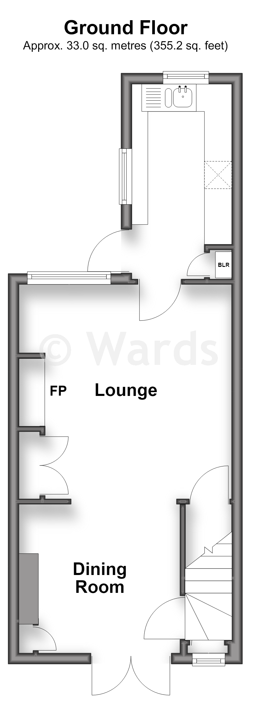 Coastguard Cottages, St. Andrew's Road, Littlestone floorplan