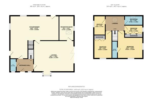 The Coach House, Tye Green Village, Harlow floorplan