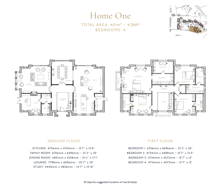 Hare Lane, Surrey floorplan