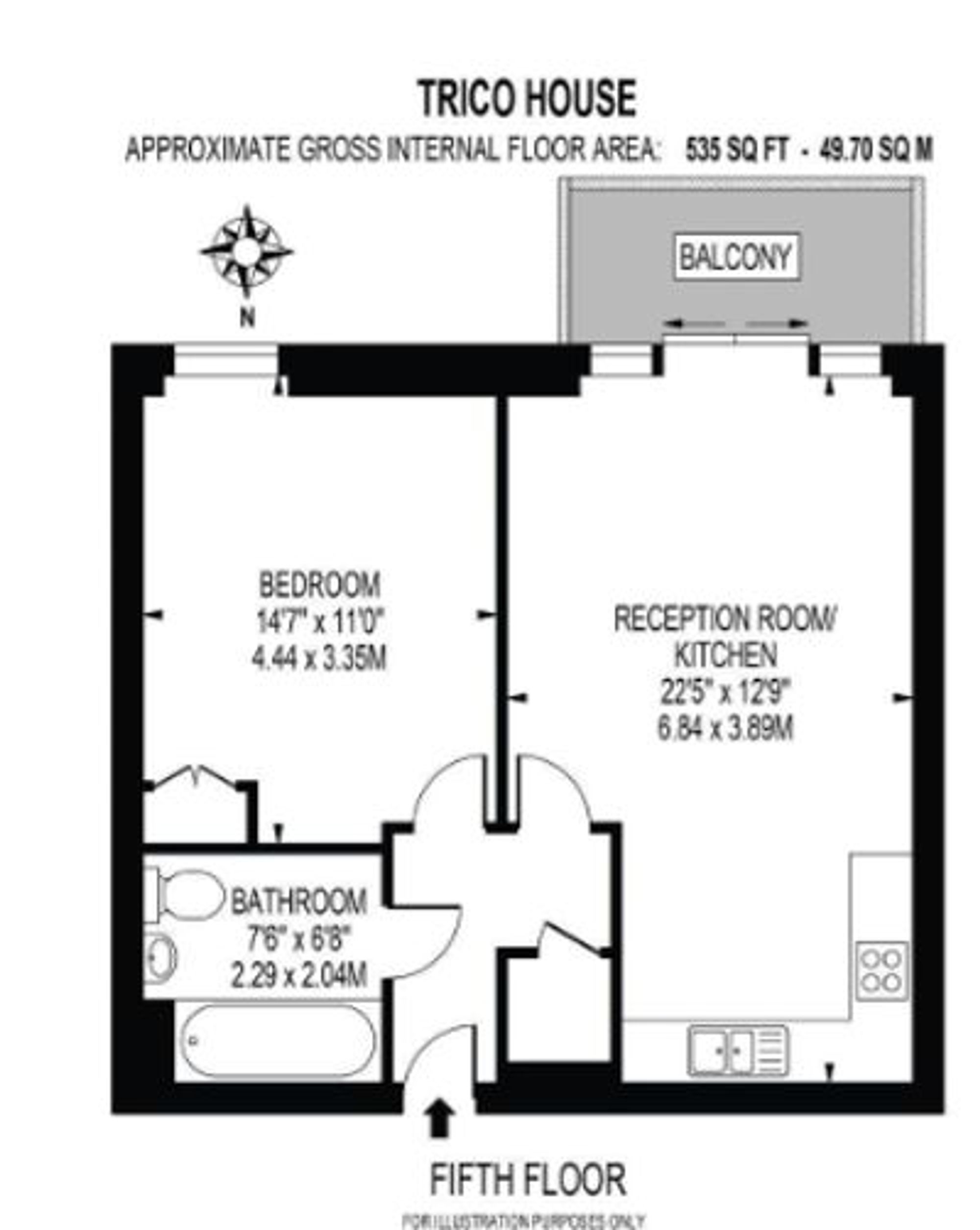Apt 513 Ealing Road, Trico House Ealing Road, Brentford floorplan