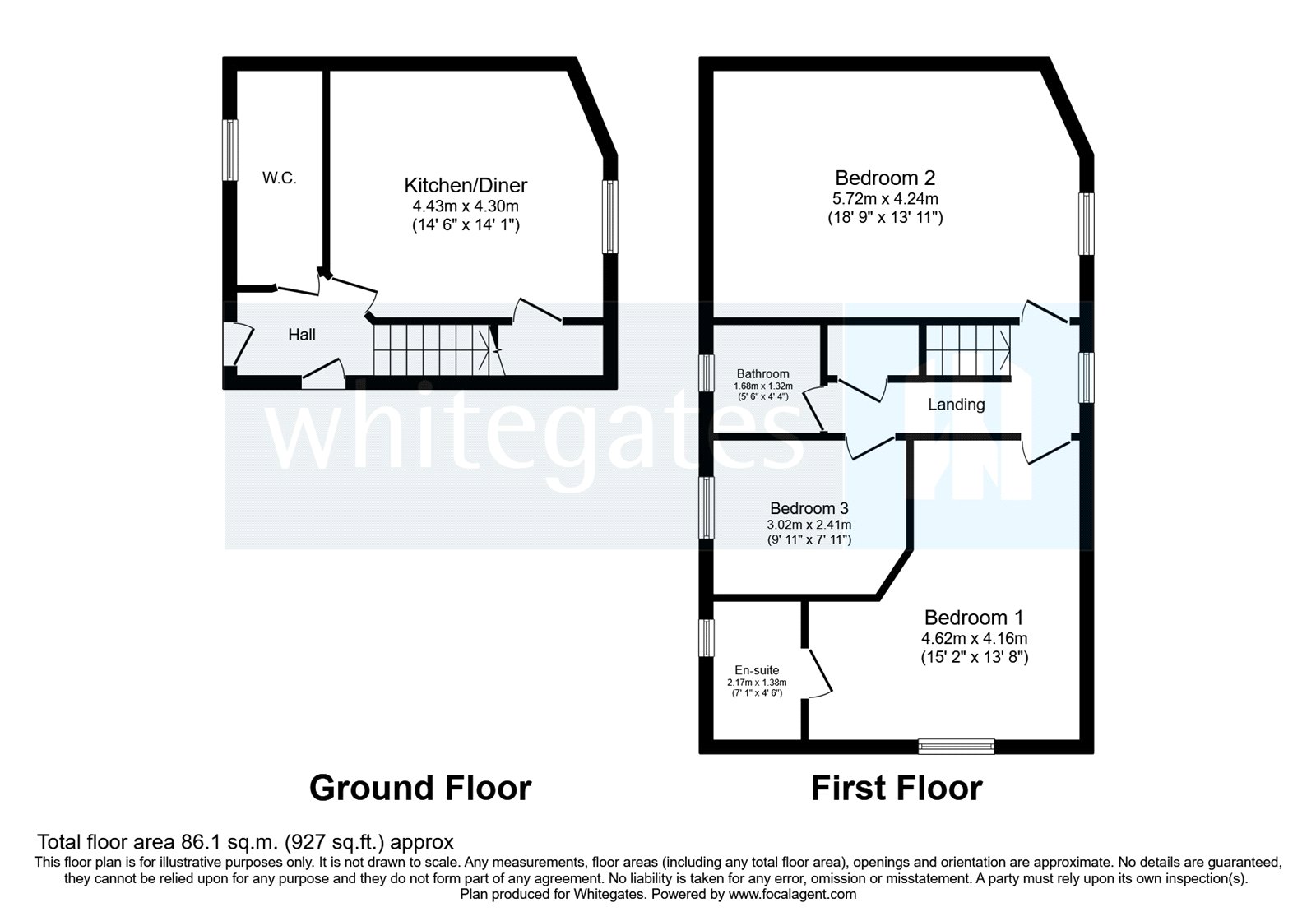 16, Sutton Close, Cheshire floorplan