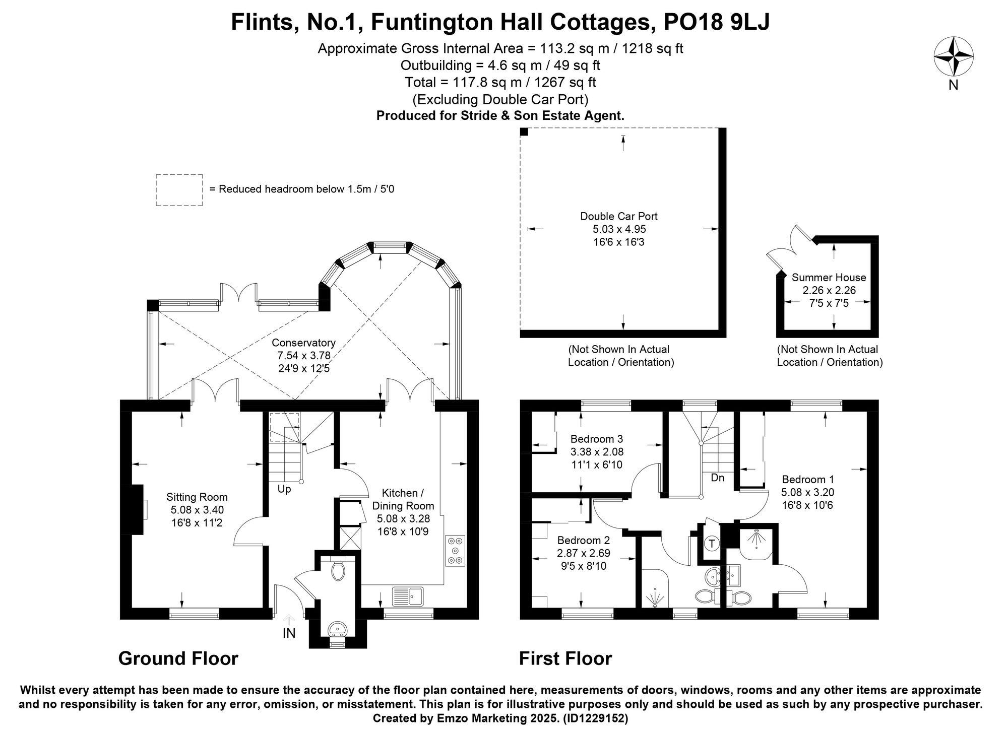 1 Funtington Hall Cottages, Chichester floorplan