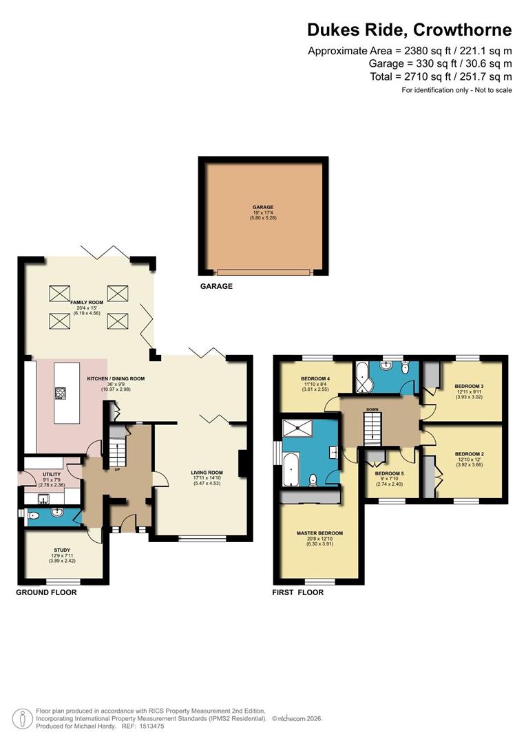 80, Dukes Ride, Crowthorne floorplan