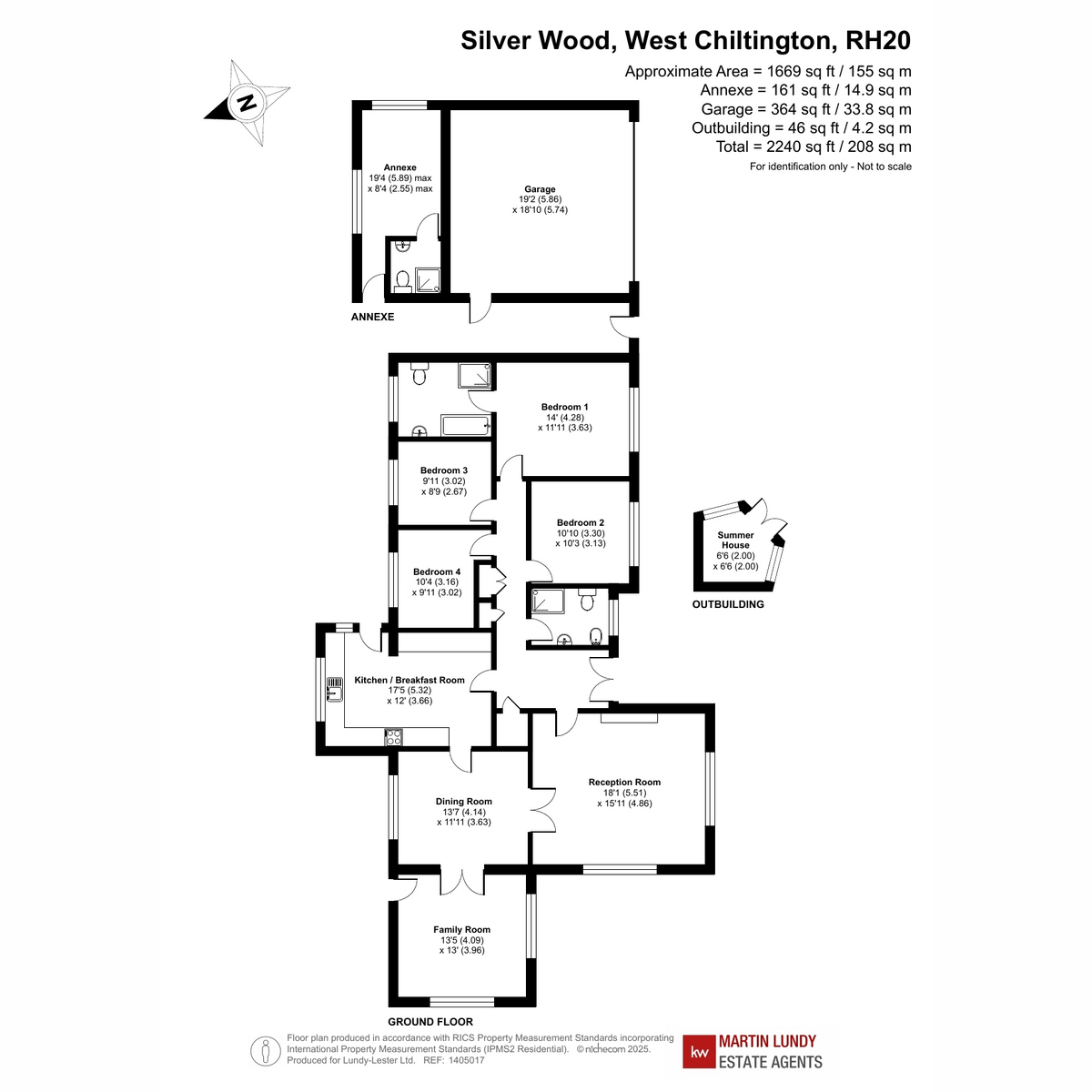 9, Silver Wood, West Chiltington floorplan