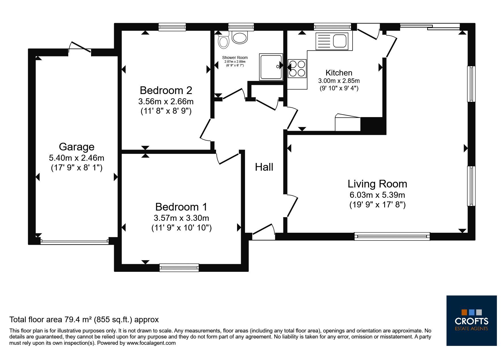 53, Wood Lane, Louth floorplan
