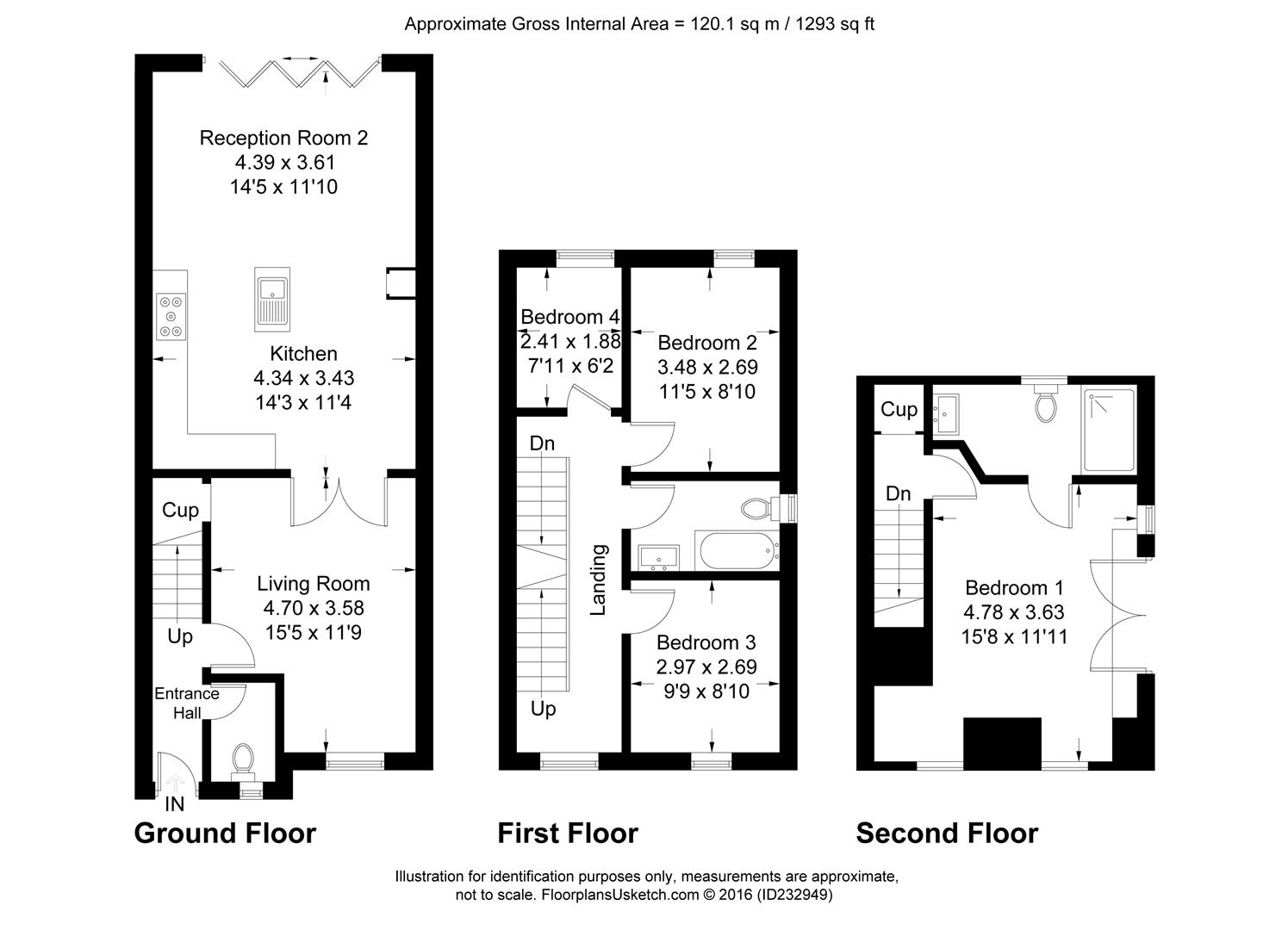 4 Bedrooms Semi-detached house to rent in Curf Way, Burgess Hill RH15