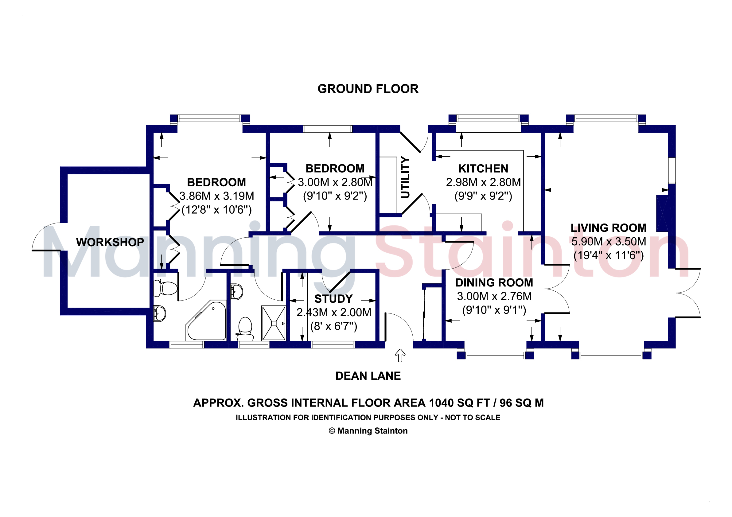 8, Dean Lane, Leeds floorplan