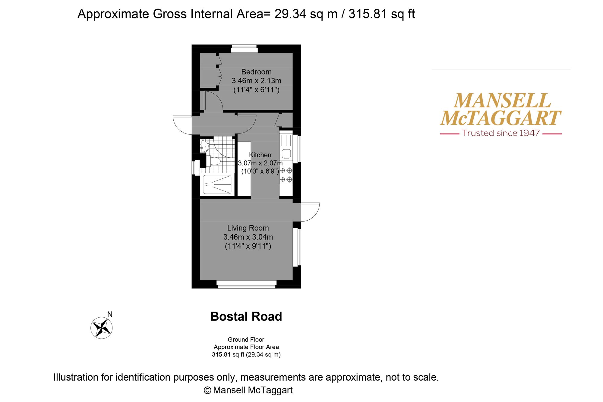 4 Mount Park Bostal Road, Steyning floorplan