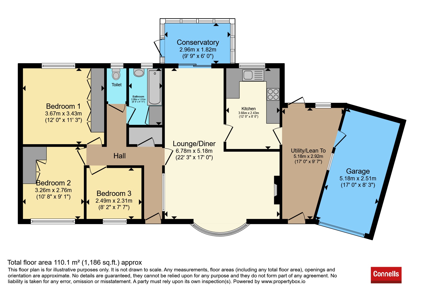 211, Dovehouse Drive, Warwick floorplan