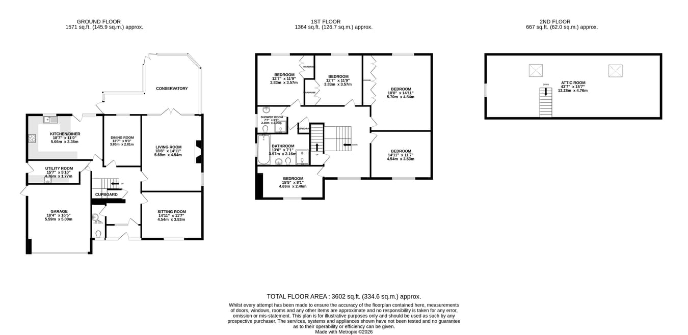 Maes Yr Haf, Brecon floorplan