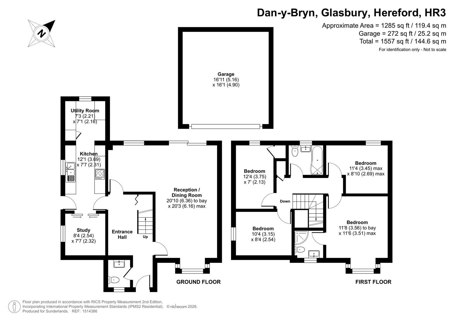 12, Dan-Y-Bryn, Hereford floorplan