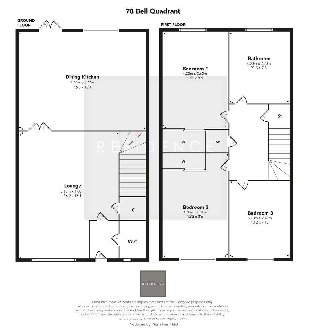 78, Bell Quadrant, Motherwell floorplan
