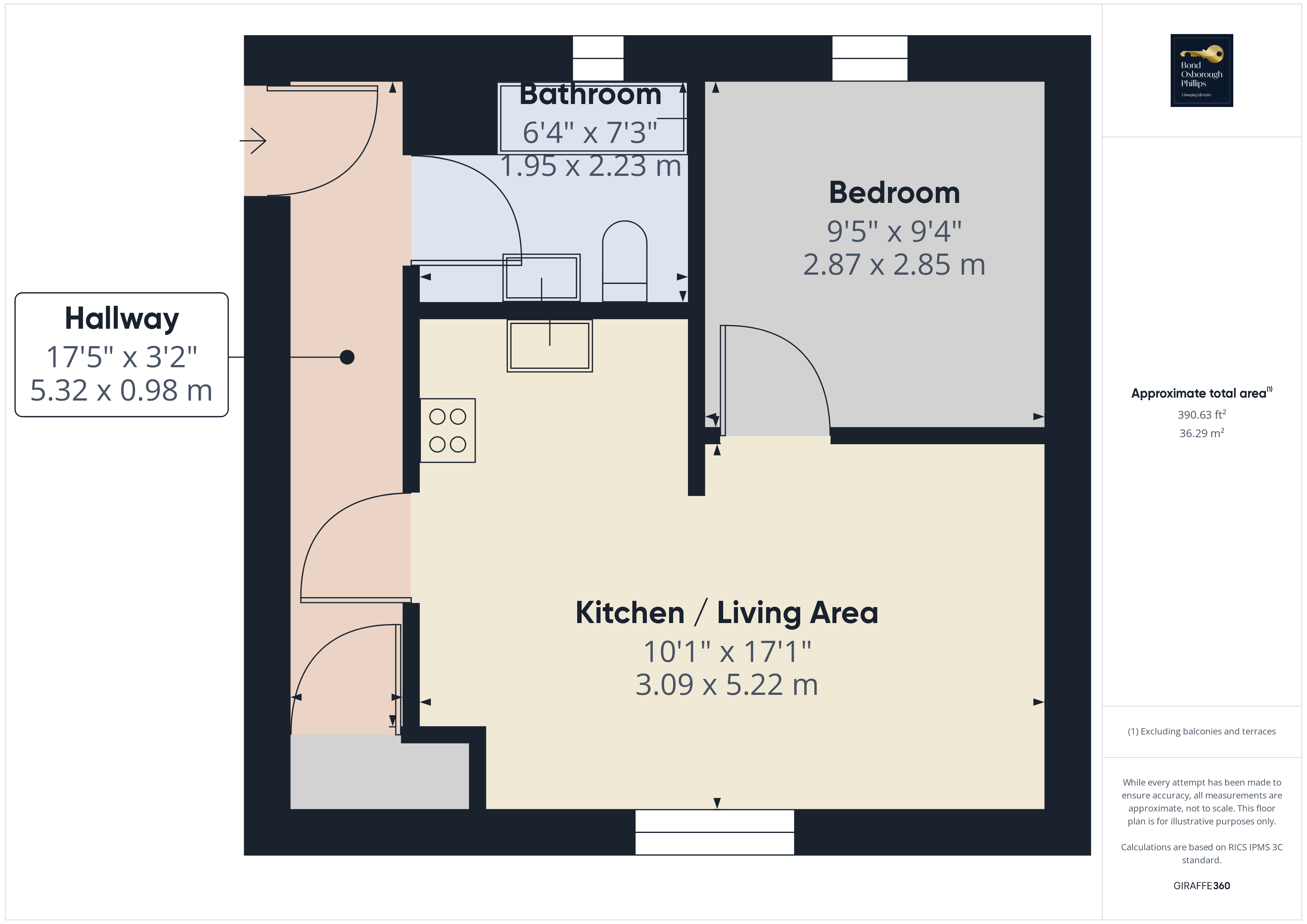 Flat 5, 10, Molesworth Street, Cornwall floorplan