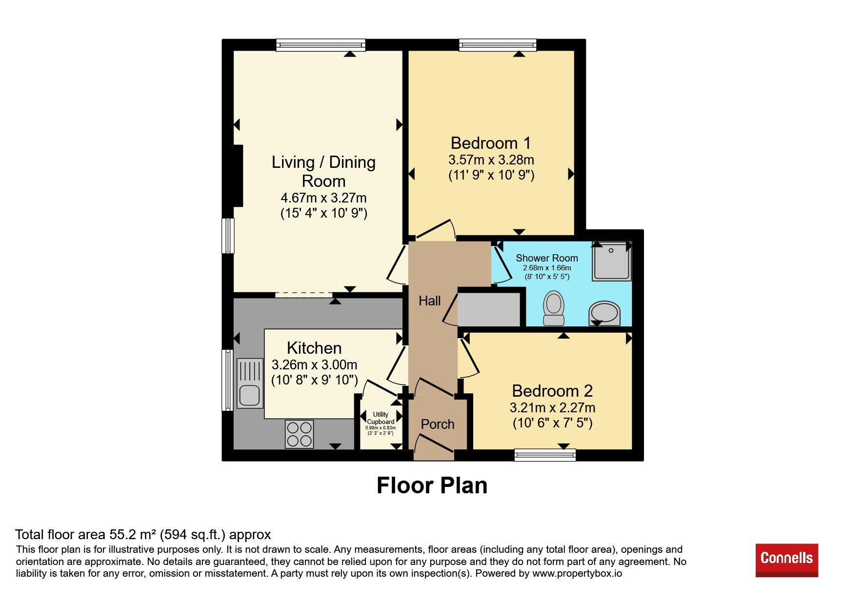 26, Kimmeridge Close, Swindon floorplan