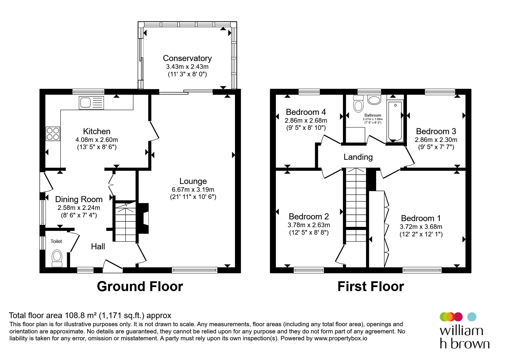 8, Newton Road, Stevenage floorplan