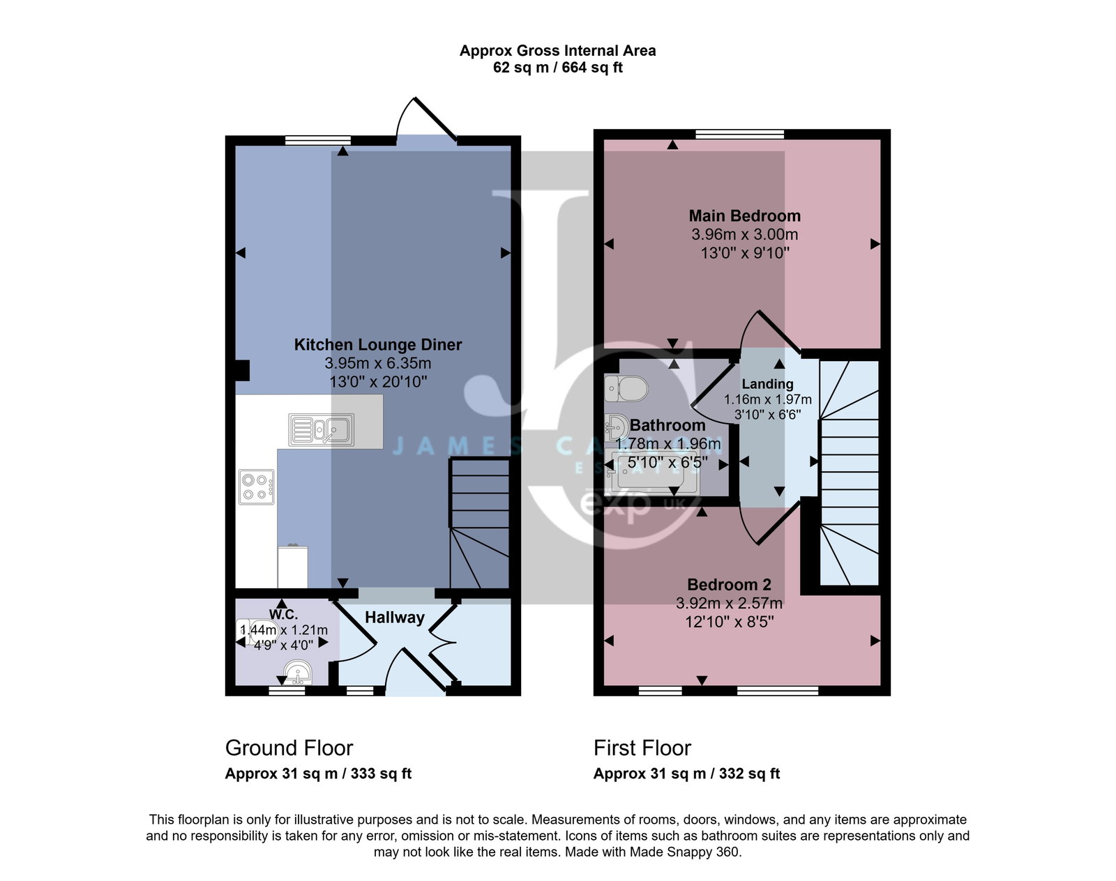 83, Hough Way, Shifnal floorplan