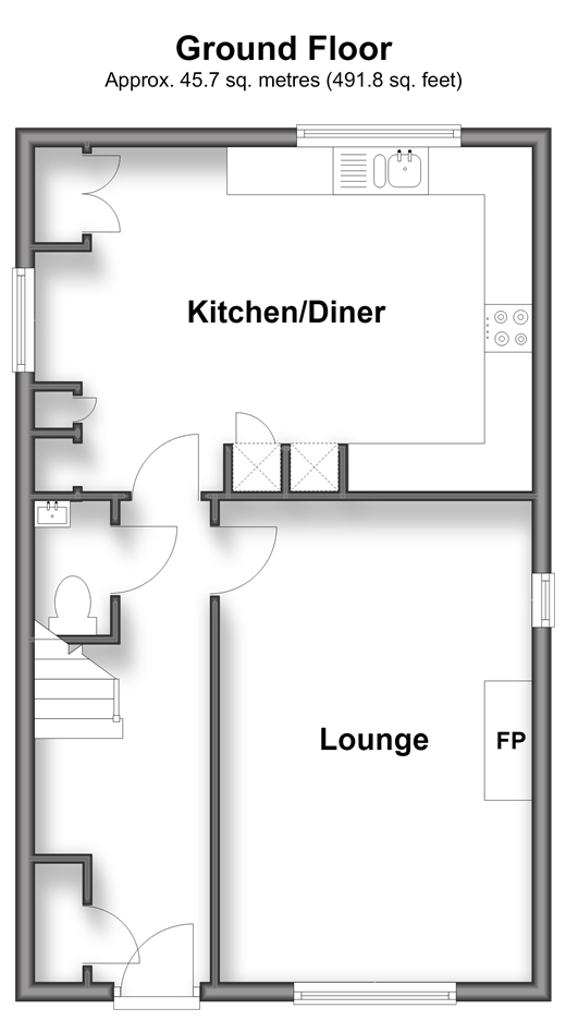 Hoopers Lane, Herne Bay floorplan