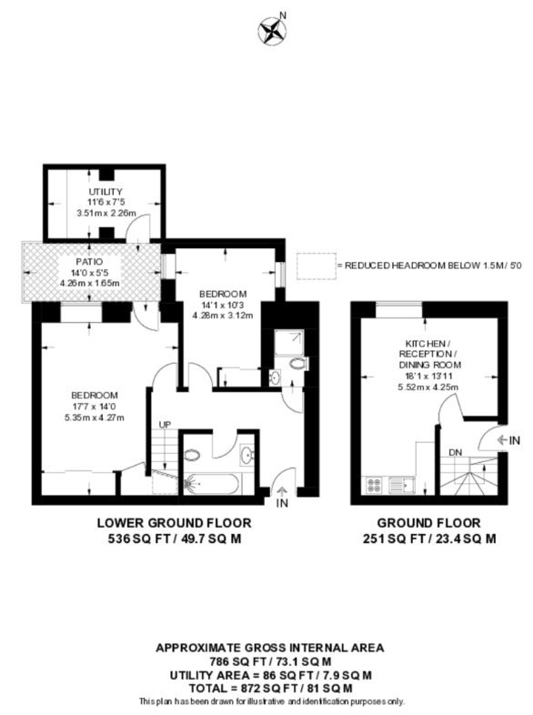 Rutland Gate, London floorplan