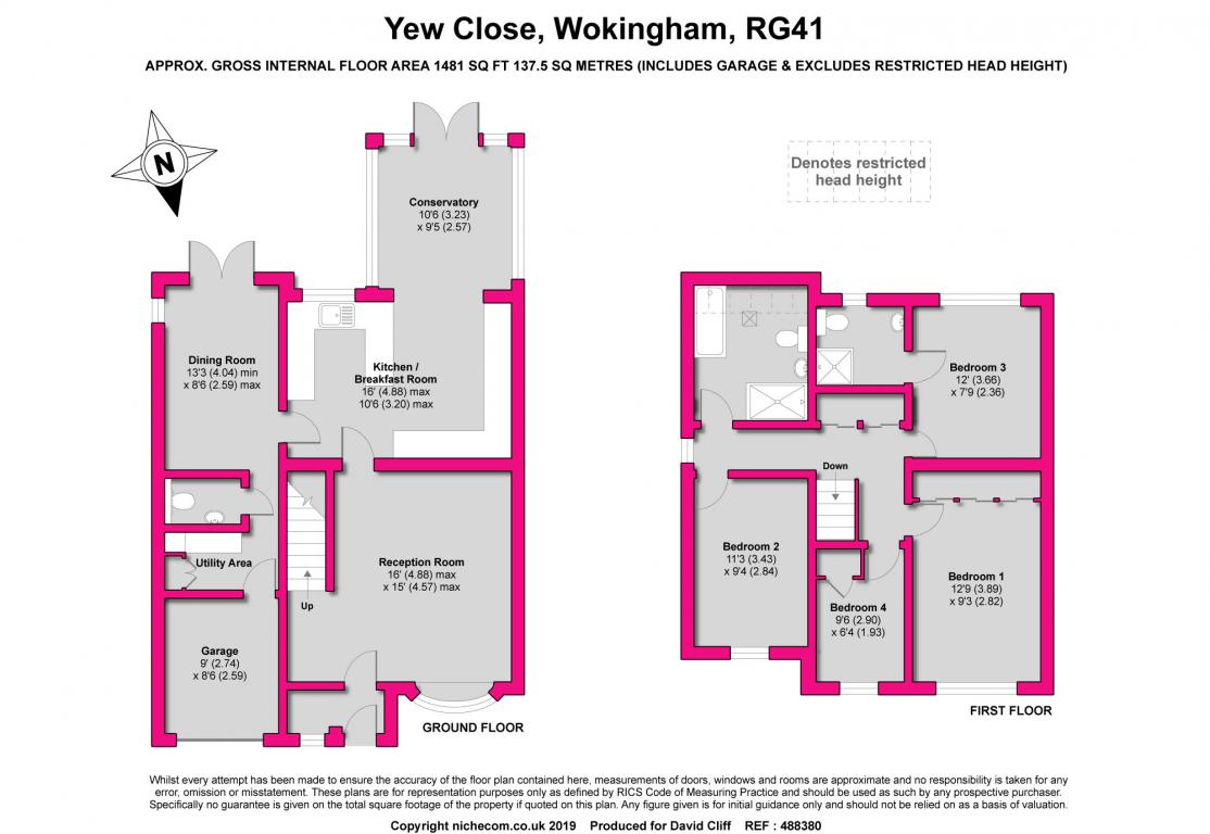 4 Bedrooms Detached house for sale in Yew Close, Wokingham RG41