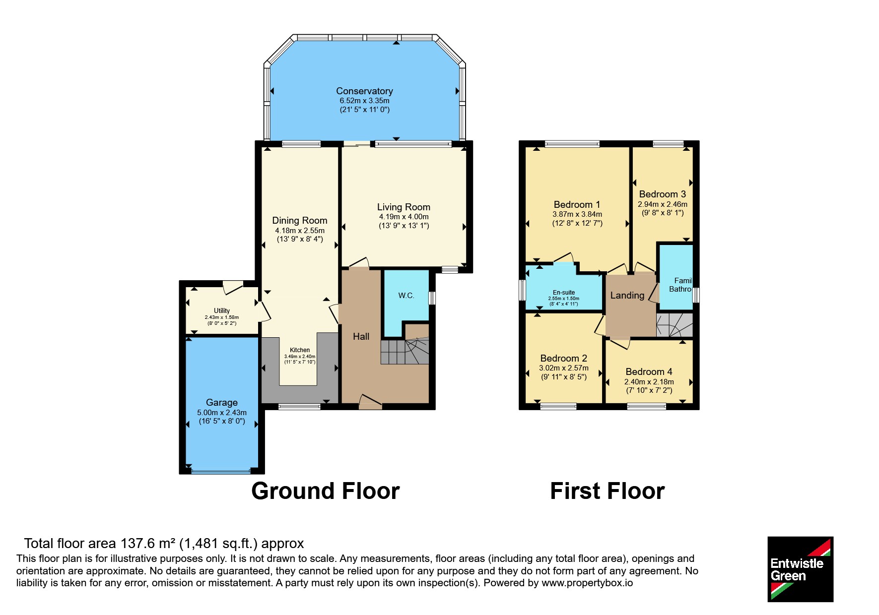 Hollin Fold, Nelson floorplan