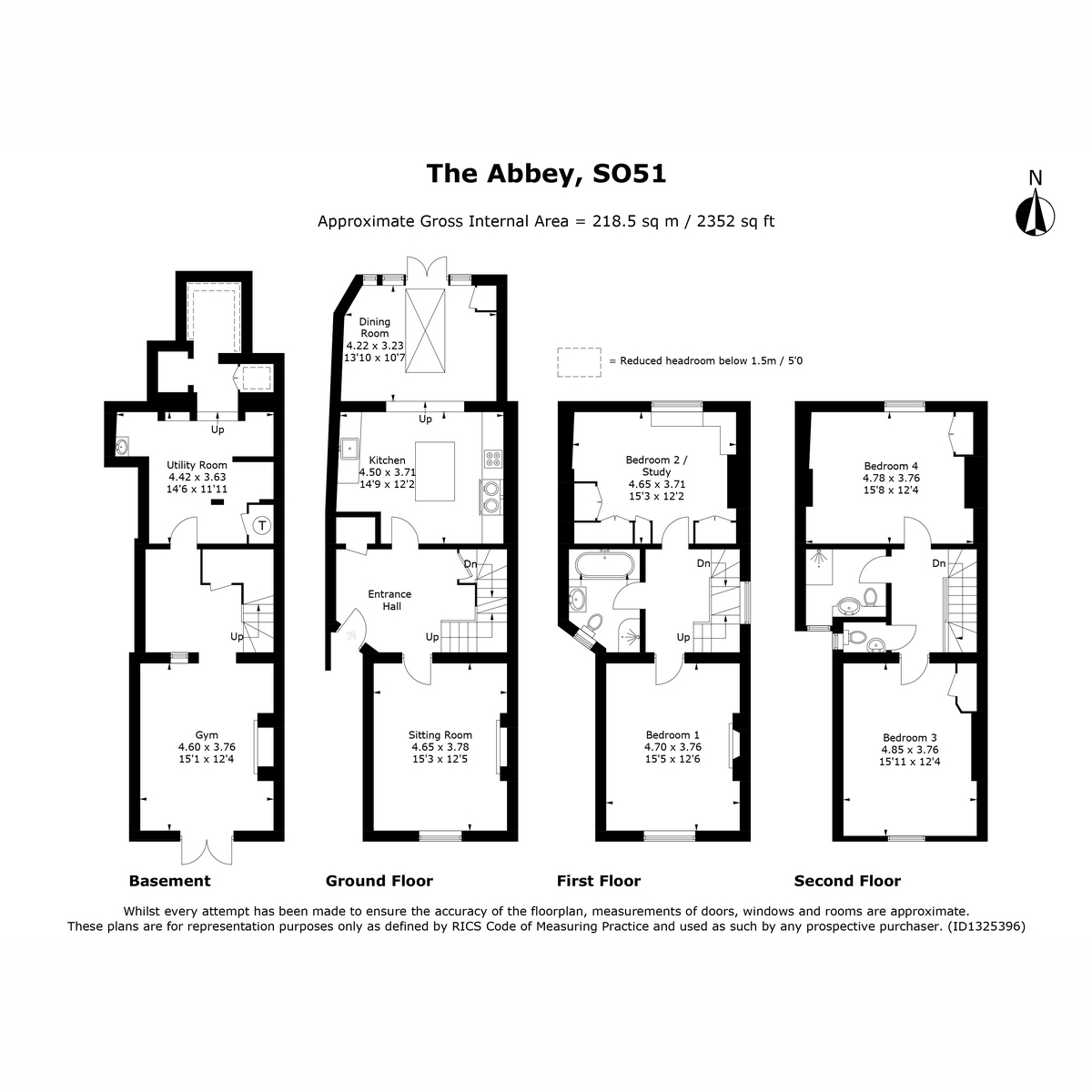 11, The Abbey, Romsey floorplan