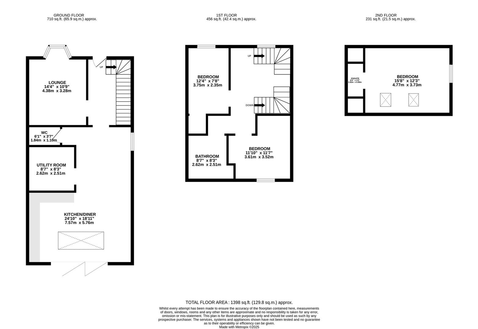 62 Walgrove Road, Chesterfield floorplan