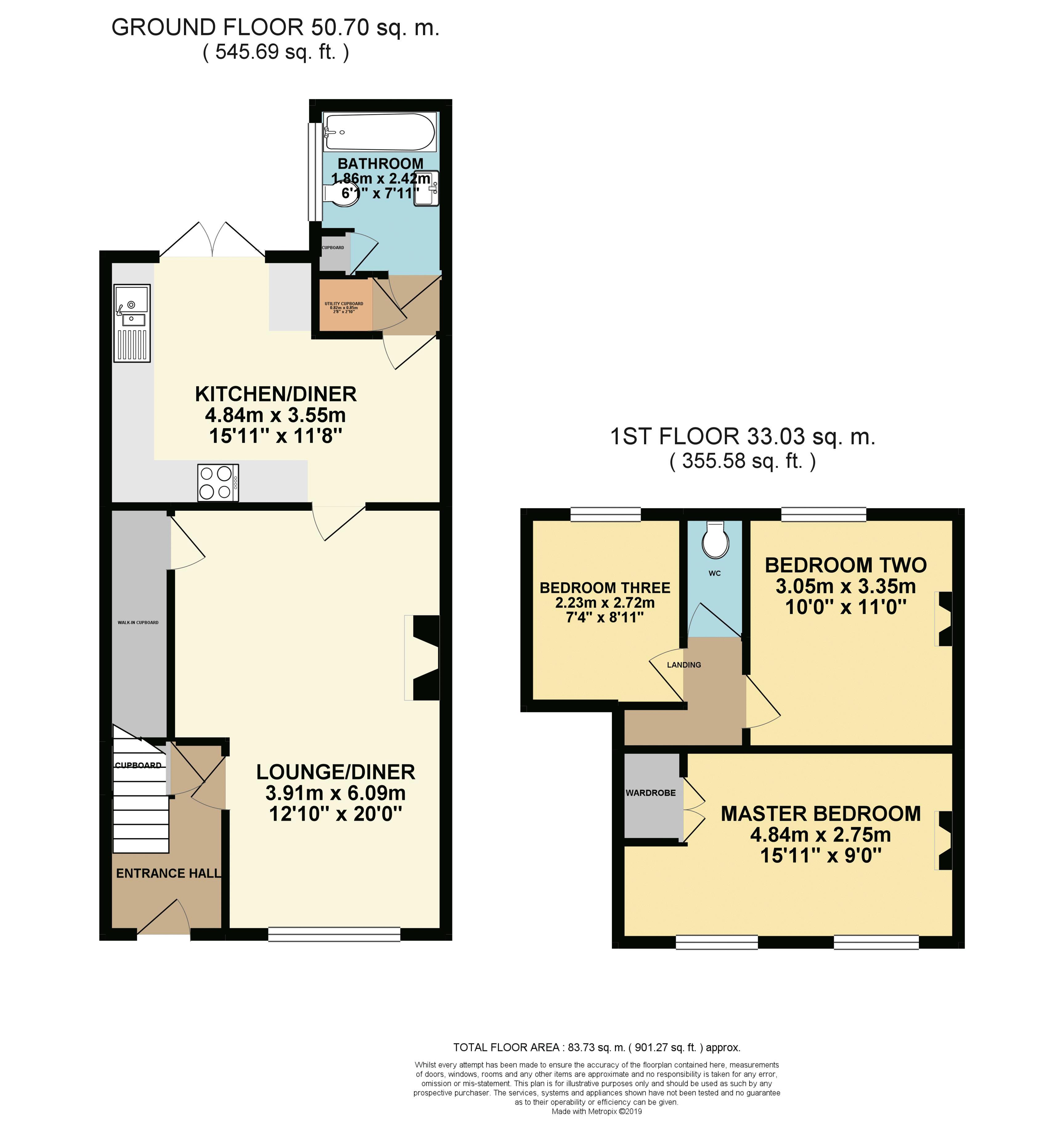 3 Bedrooms Terraced house for sale in Windsor Road, Greenhill, Evesham WR11