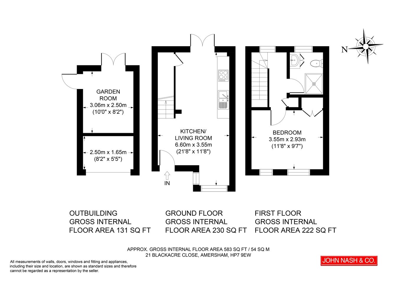 21, Black Acre Close, Amersham floorplan